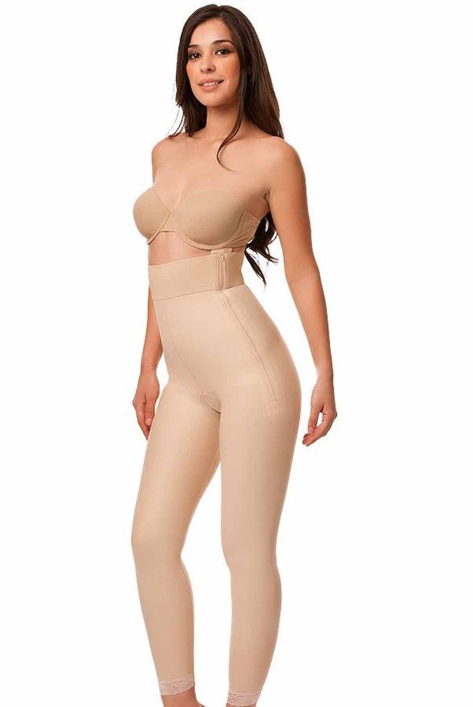 Isavela High Waist Abdominal Ankle Length Compression Girdle for Women - Postpartum Recovery, Tummy Control & Body Shaper (GR07) - Perfect for Post-Surgery, Maternity & Everyday Slimming