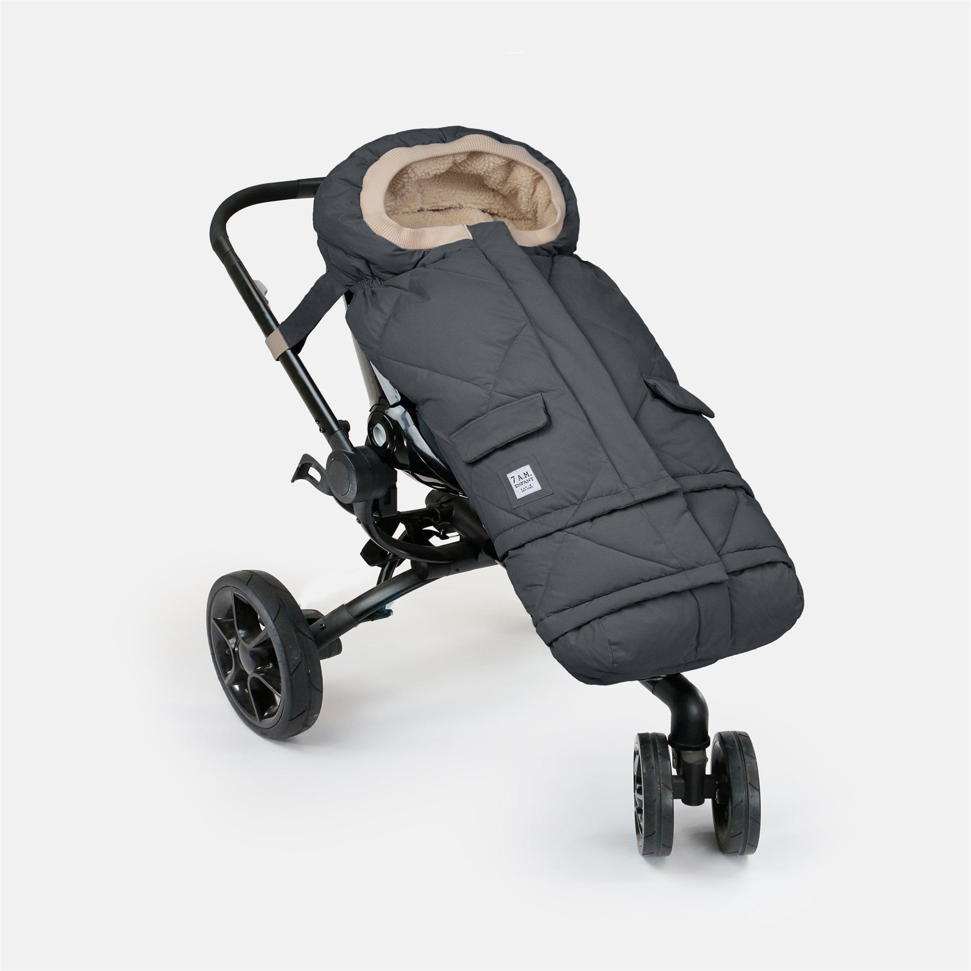7AM Enfant Evolution 212 Sherpa Blanket - Ultra Soft & Warm Baby Blanket for Strollers, Car Seats & Cribs | Benji Design