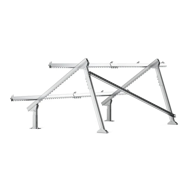 Rich Solar Solar Ground Mount Kit - Compatible with MEGA 100, MEGA 100 SLIM & MEGA 150 Solar Panels | Heavy-Duty Racking System for Off-Grid & RV Solar Installations | Perfect for Residential, Commercial & Outdoor Solar Projects