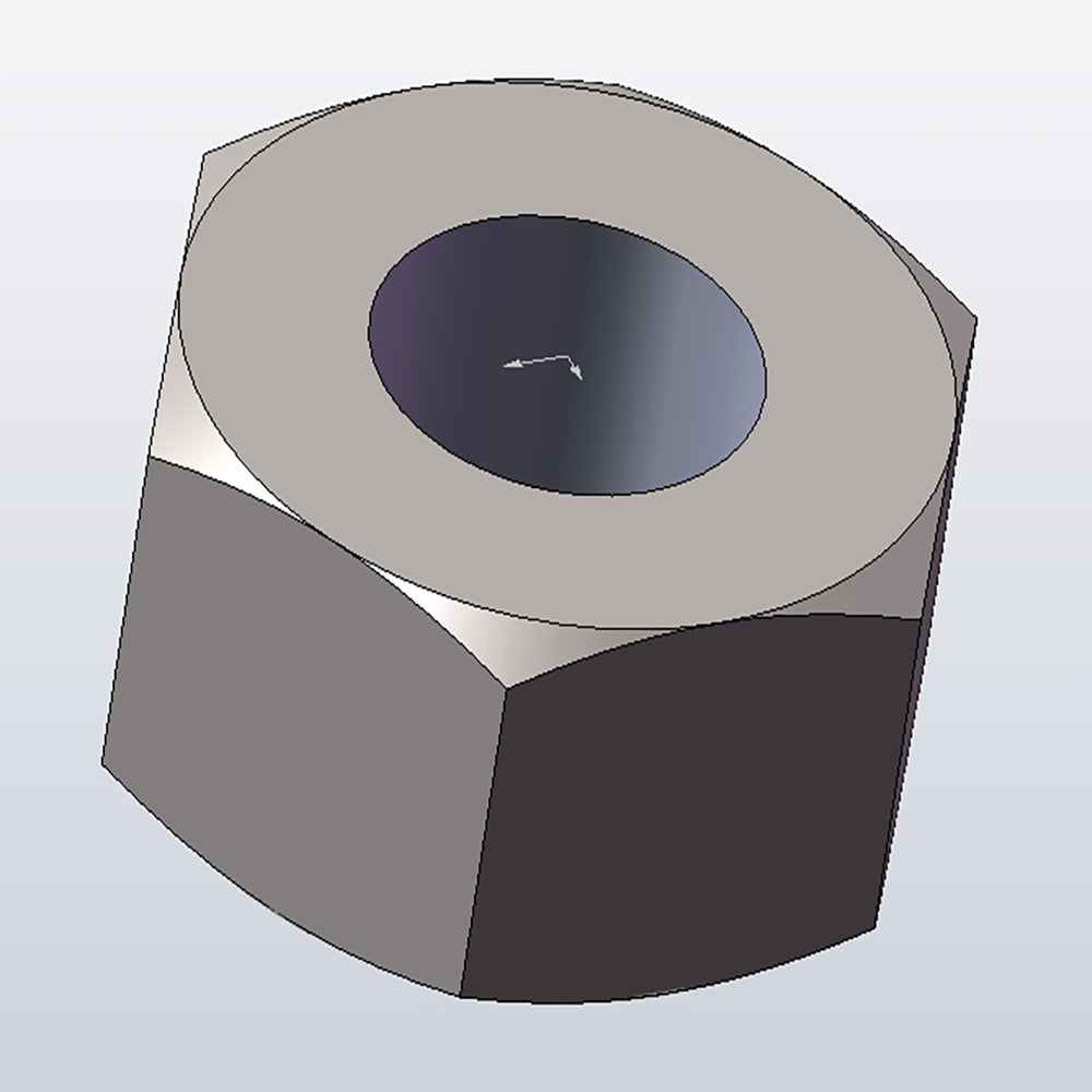 DP25016A 12 Hex Nut Black - Durable M12 Metric Hardware for Automotive, Machinery & DIY Projects