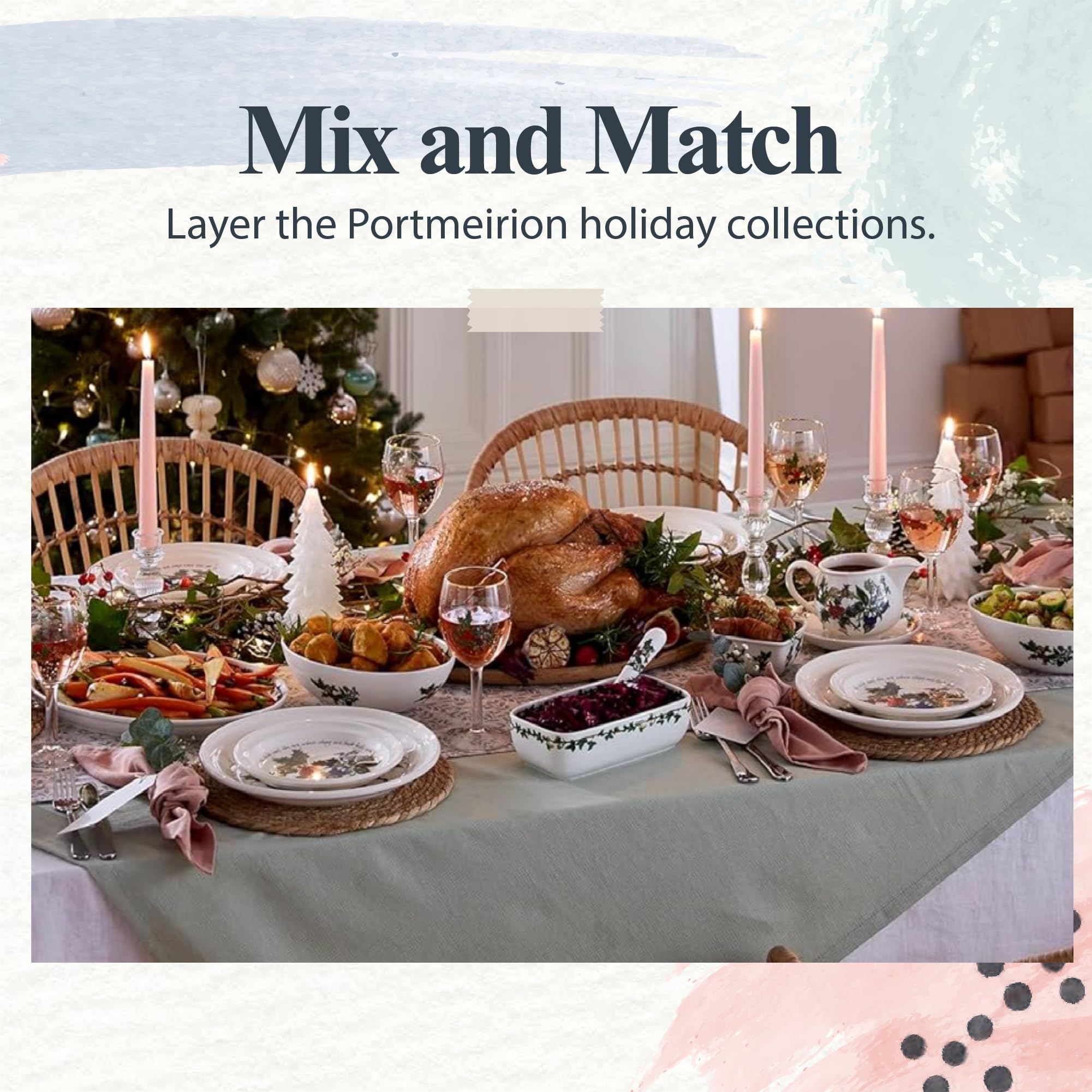 Portmeirion Holly and Ivy 7.25