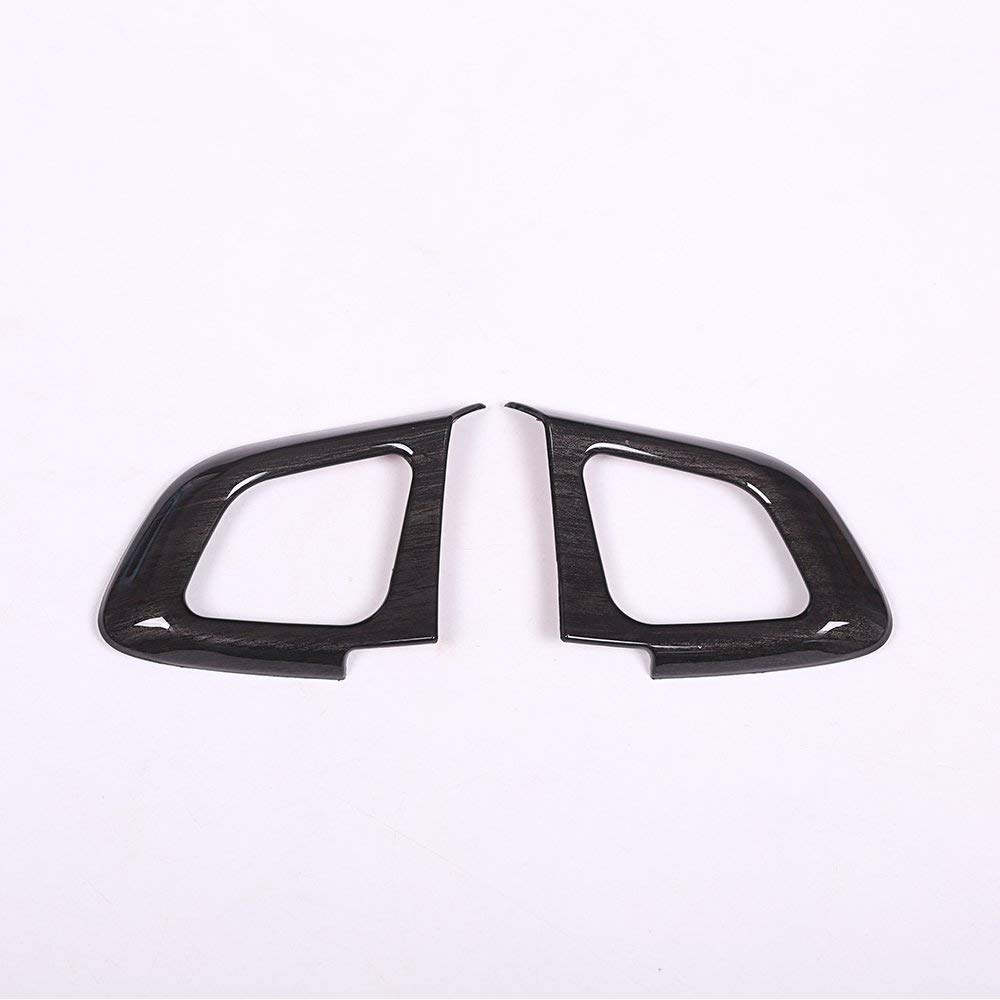 ABS Steering Wheel Trim for Land Rover Evoque 2012-2017 - Black Wood Grain - Interior Upgrade