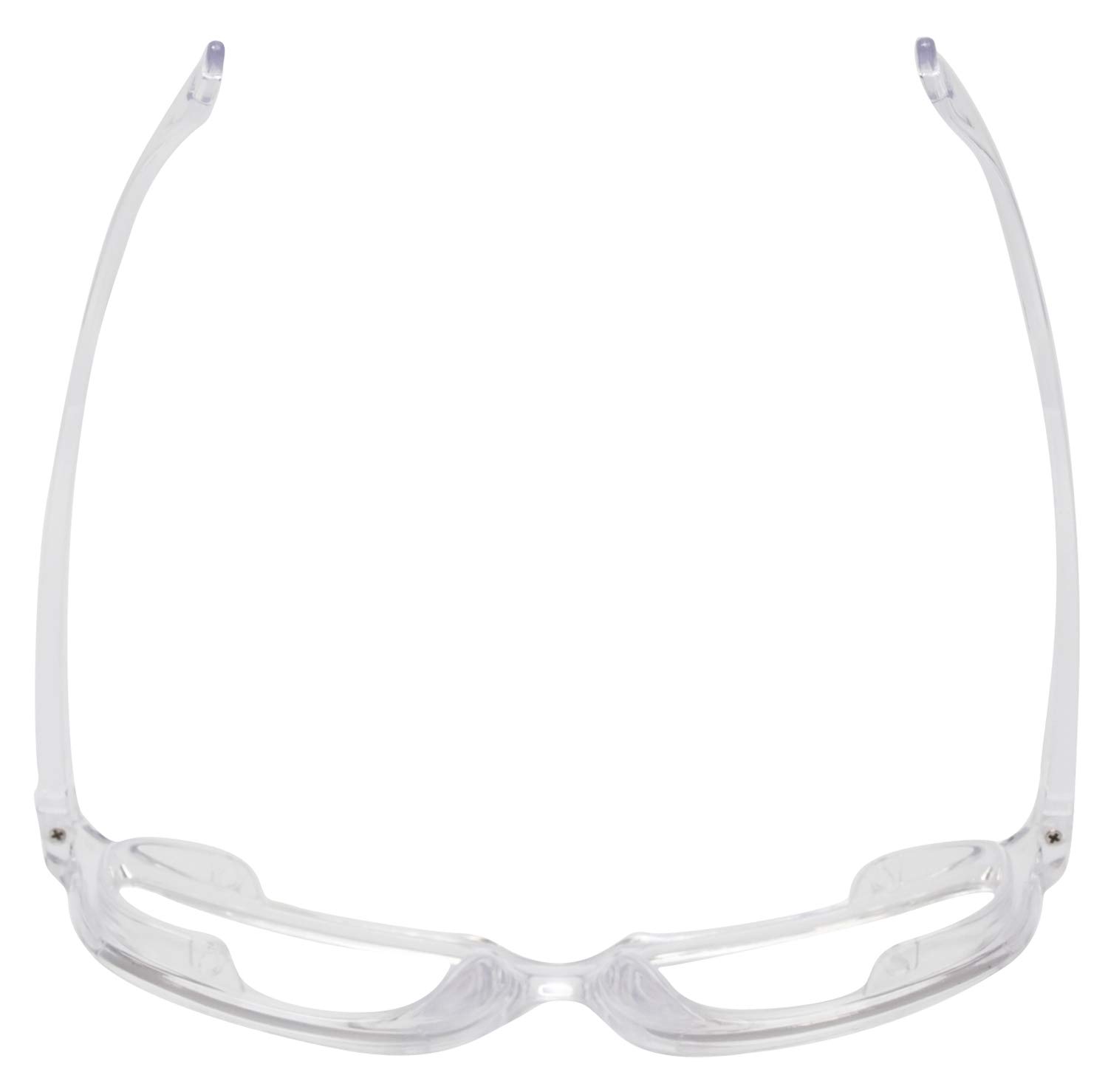 Calabria Clear Anti-Fog Safety Glasses with Reading Magnification - Scratch-Resistant, Distortion-Free Protective Eyewear with Side Shields | Perfect for Construction, Lab Work & DIY Projects