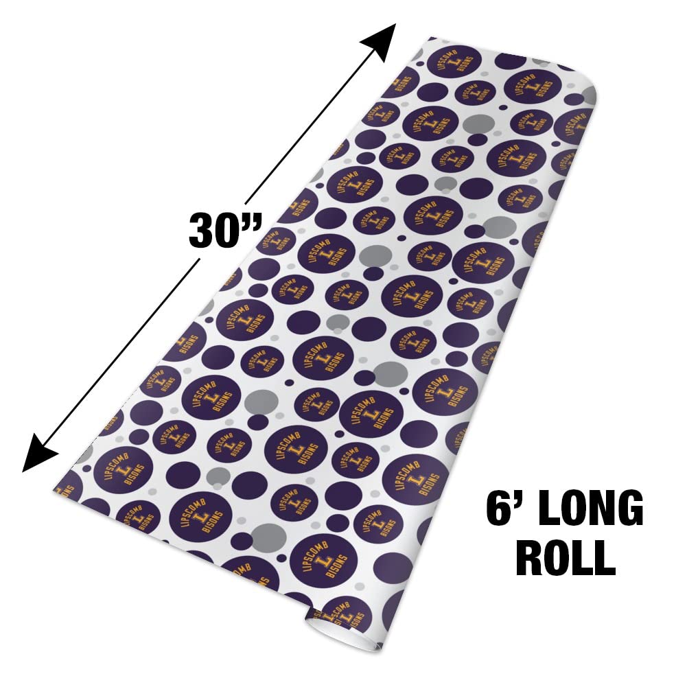 Lipscomb Bison Themed Gift Wrap Paper Roll - Premium Wrapping Paper for College Sports Fans, Team Spirit Gifts & Holiday Present Wrapping