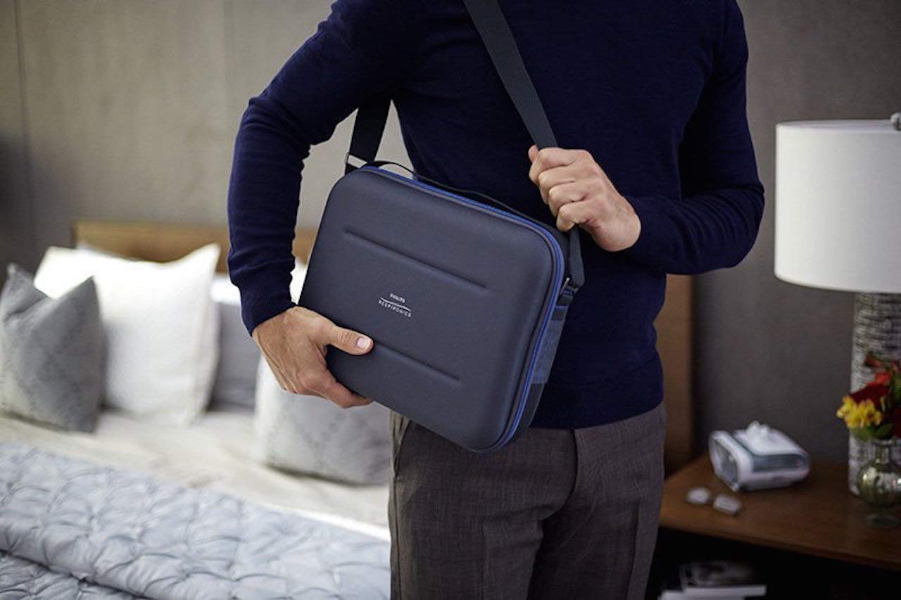 DreamStation CPAP Travel Case - Durable & Lightweight CPAP Machine Carrying Bag for Travel | Perfect for Airplane, Camping & Overnight Stays