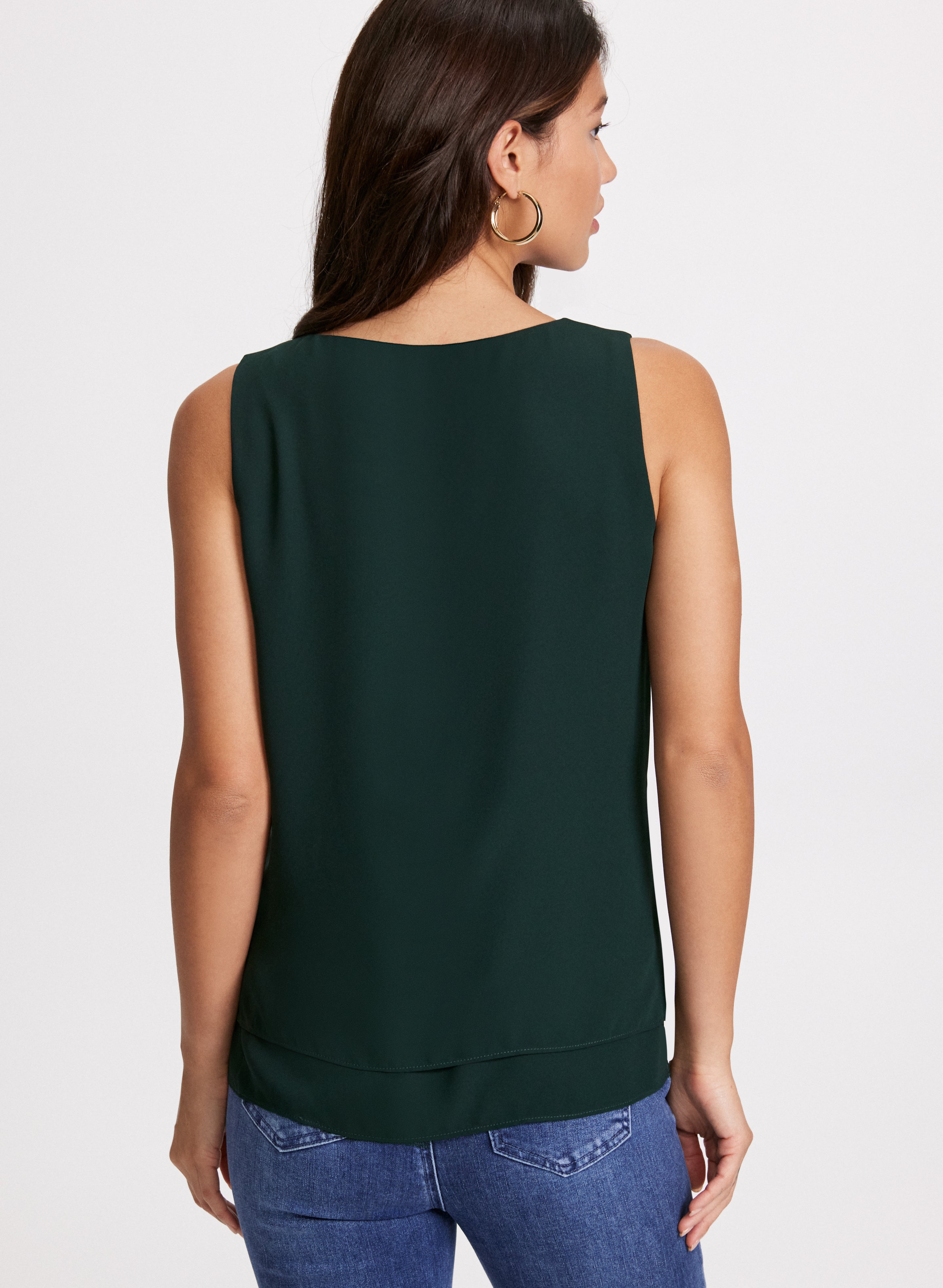 Essential Sleeveless Blouse for Women - Lightweight Summer Tank Top - Casual & Work Wear - Perfect for Office, Travel, and Everyday Outfits