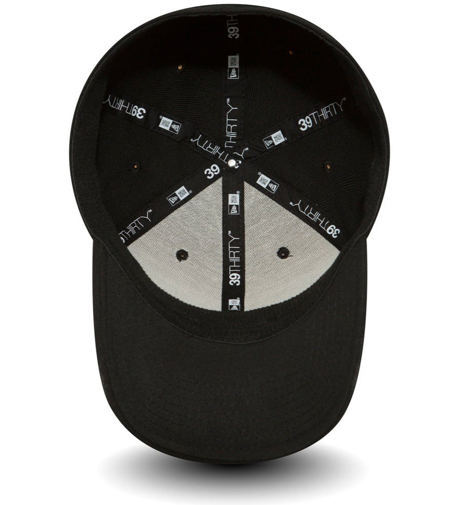 New Era 39Thirty Basic Stretch Fit Black Baseball Cap for Men & Women - Adjustable Comfortable Hat for Sports, Outdoor Activities & Casual Wear