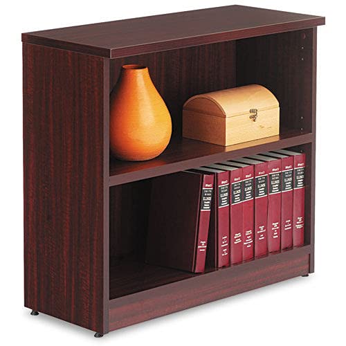 Alera Valencia Series Bookcase - 3-Shelf Wooden Bookcase for Home & Office Storage - Perfect for Books, Decor, and Organizing Living Room, Bedroom, or Study