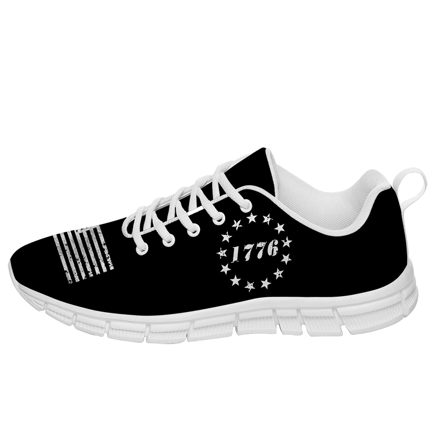**Ciadoon American Flag Running Shoes for Men & Women - Trail, Tennis, Walking, Jogging Sneakers - Lightweight Athletic Sports Shoes - Perfect Gifts for Runners & Outdoor Enthusiasts - Ideal for Hiking, Gym Workouts & Daily Wear**