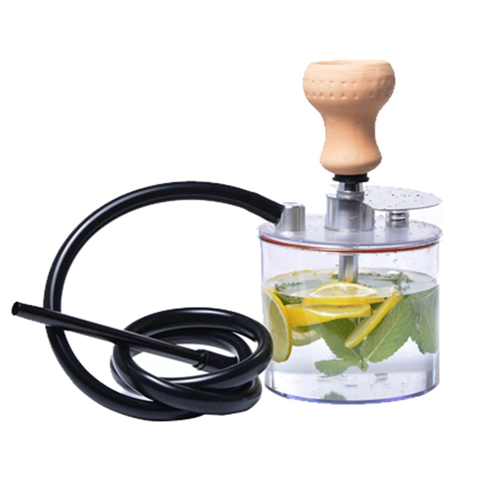 Premium GUTYRE Acrylic Hookah Water Pipe - Complete Smoking Kit with Hose, Bowl & Tongs for KTV, Parties & Relaxation at Home