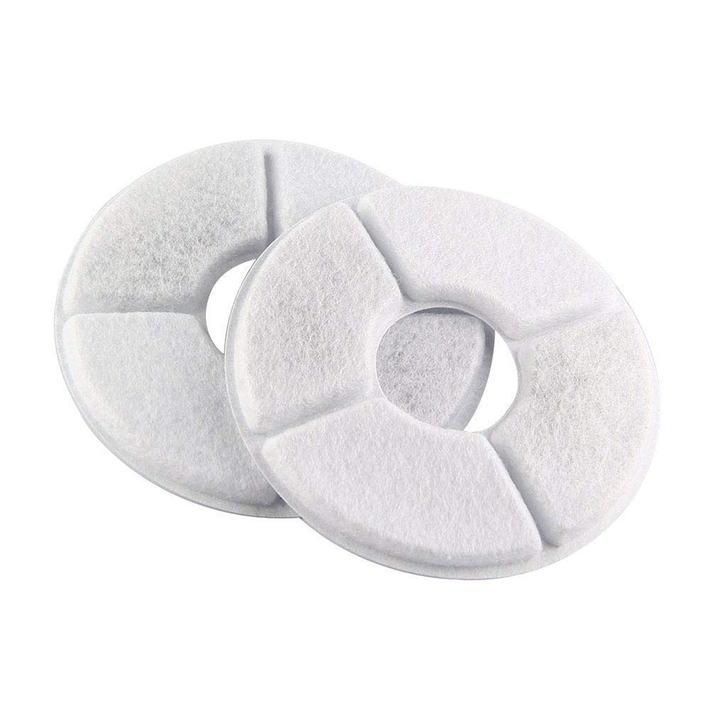 SS SUNSBELL 8-Pack Replacement Water Fountain Filters - White Sponge Filter Set for Pet Drinking Fountains | Compatible with Most Pet Water Dispensers | Improves Water Quality & Reduces Algae Growth
