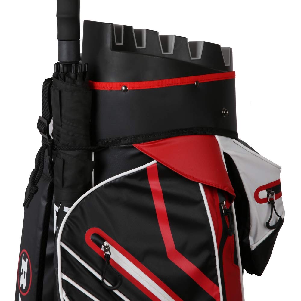 Ram Golf Premium 14-Way Molded Organizer Cart Bag - Ideal for Golf Course & Driving Range Use