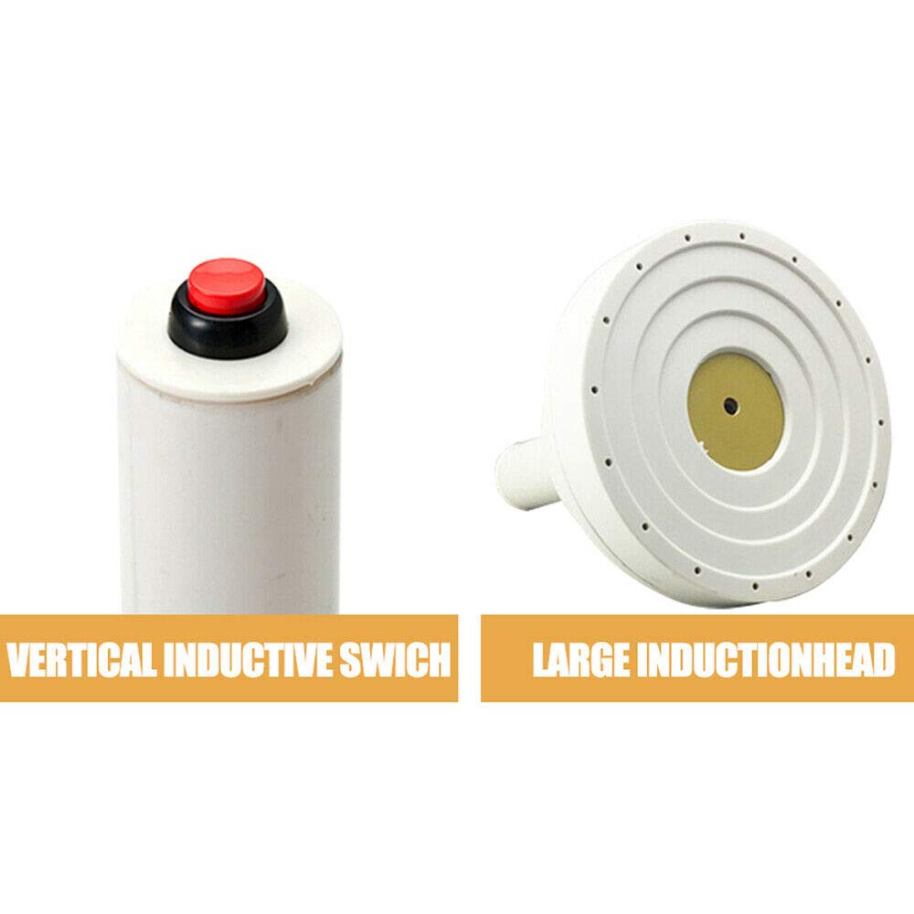 Portable Handheld Induction Sealer Machine 20mm-130mm for Bottle Caps | 110V Electric Sealing Device | Perfect for Cosmetic, Pharmaceutical & Food Packaging (White)