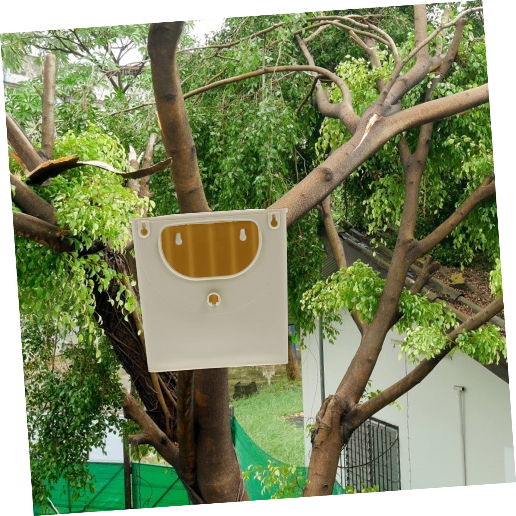TEHAUX Plastic Bird Breeding Box - 13x10x13cm Cockatiel Nesting Box for Lovebirds & Parrotlets | Mountable Bird Cage Accessory for Breeding, Hatching & Mating | Perfect for Aviaries, Pet Birds & Wildlife Conservation