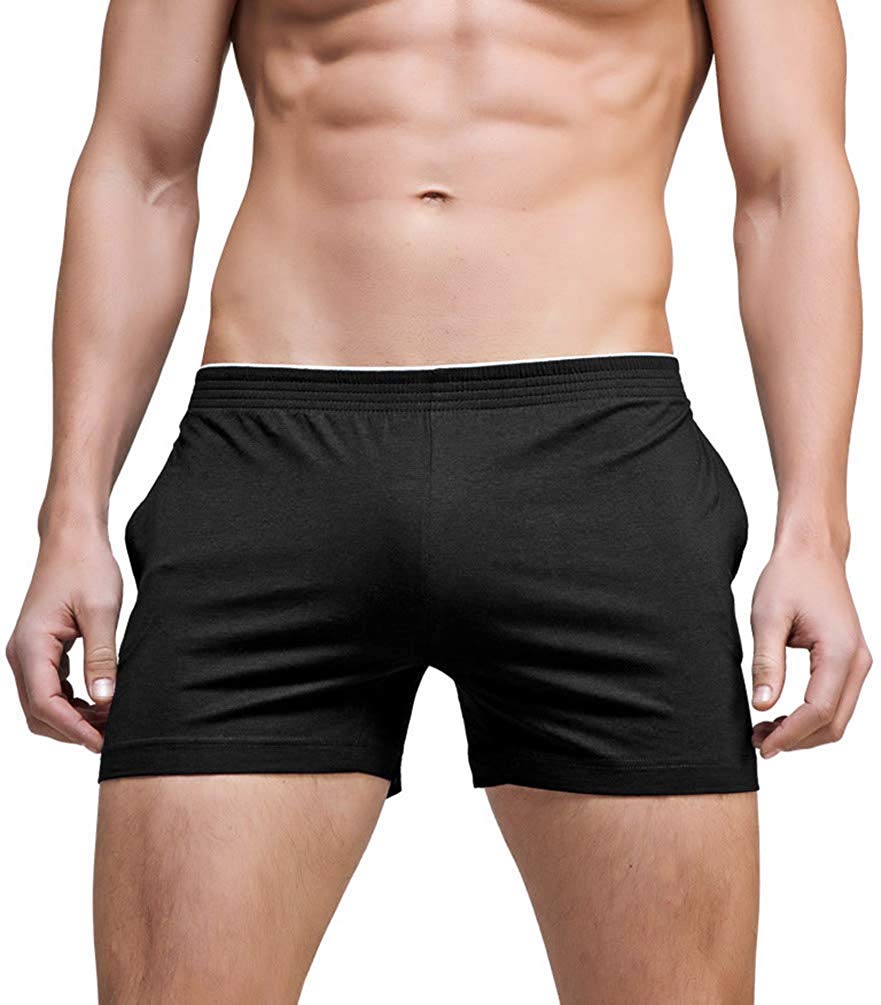 **Banana Bucket Men's Running Shorts - Quick-Dry Workout Gym Active Shorts with Pockets - Perfect for Jogging, Training & Sleepwear**