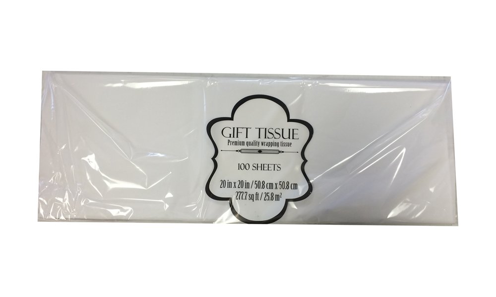 400 Sheets Premium White Christmas Gift Wrapping Tissue Paper - Perfect for Holiday Presents, Party Decorations & Craft Projects