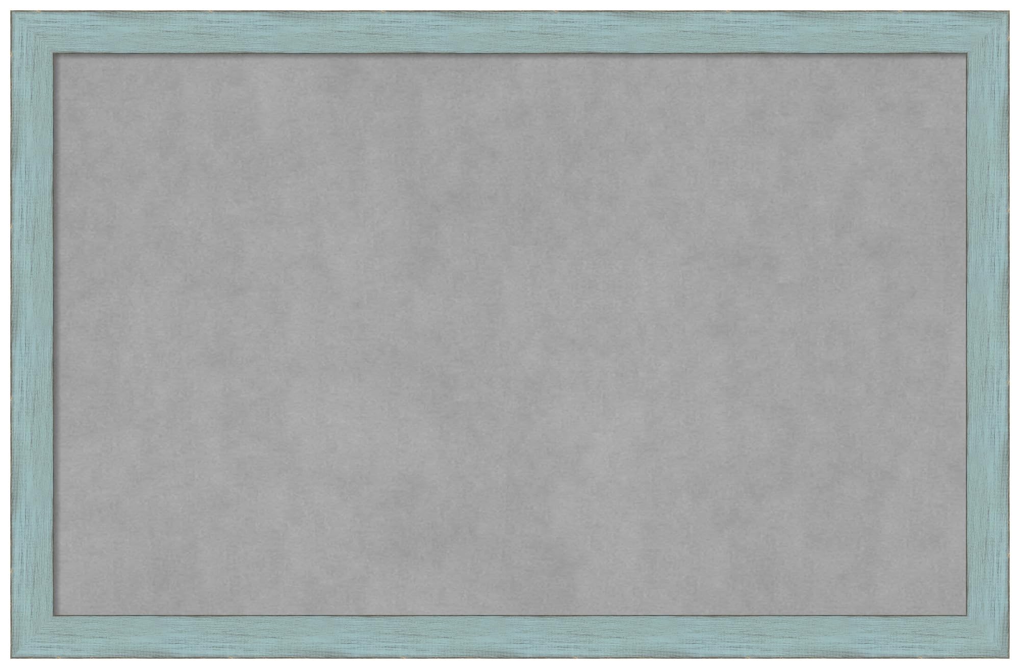 Amanti Art 22x34 Inch Blue Framed Magnetic Vision Board - 100% Metal Sheet for Office Decor & Home Organization | Perfect for Kitchen, Mudroom, Kids Room & Vision Boarding