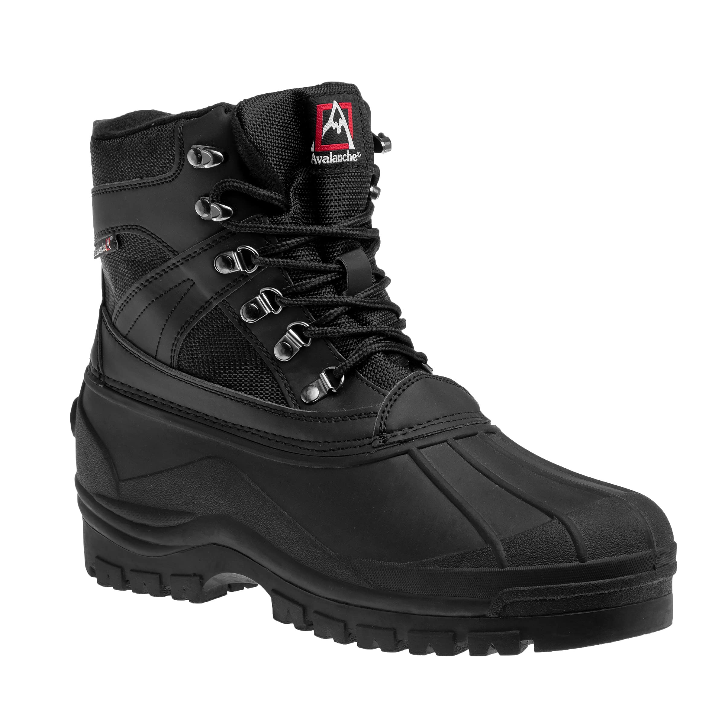 Avalanche Men's Waterproof Insulated Duck Boots - Winter Snow Boots for Hiking, Hunting & Outdoor Activities