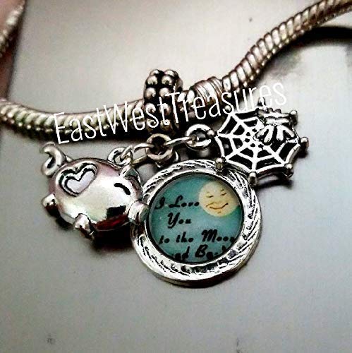 Personalized Charlotte's Web Jewelry Set - Pig & Spider Charm Bracelet, Necklace & Keychain for Women & Girls - Perfect Gift for Book Lovers, Birthday & Friendship