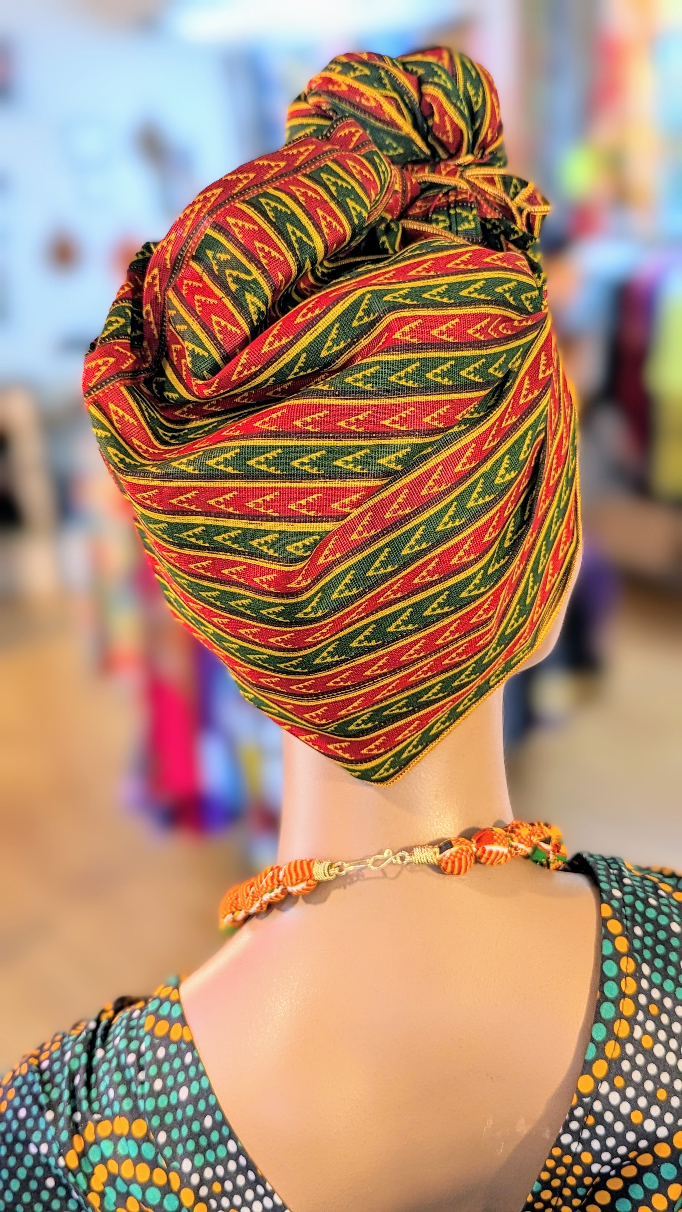 Stylish African Print Ankara Kitenge Head Wrap by Dupsie - Fashionable Headscarf for Women | Perfect for Parties, Weddings & Everyday Wear