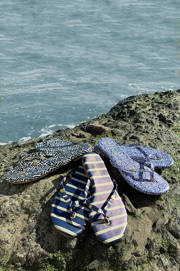 Eco-Friendly Vegan Flip Flops for Women & Men - Comfortable Beach Sandals | St Tropez Style | Perfect for Pool, Beach & Summer Vacations