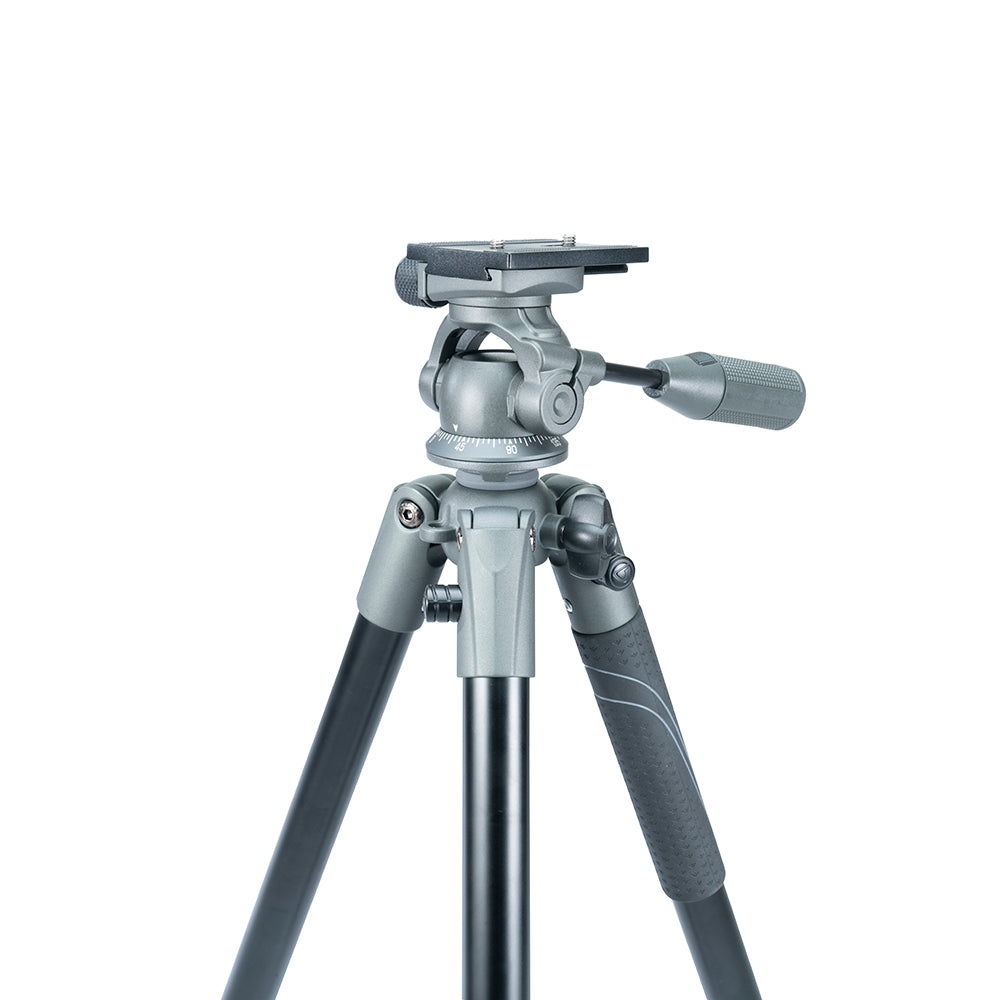 VEO 2 PRO 263AO Aluminum Tripod with 2-Way Pan Head - Heavy Duty 11LBS/KG Capacity for Photography & Videography - Perfect for Travel, Studio & Outdoor Shooting