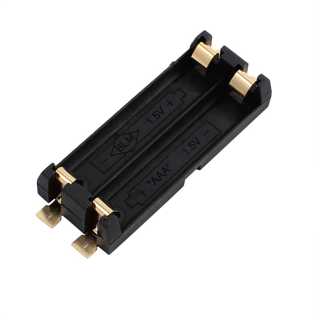 Premium Nylon Shell AAA Battery Charger with Storage Holder - 2 x 1.5V Brass Series Connection - Ideal for Electronics, Toys & Emergency Kits
