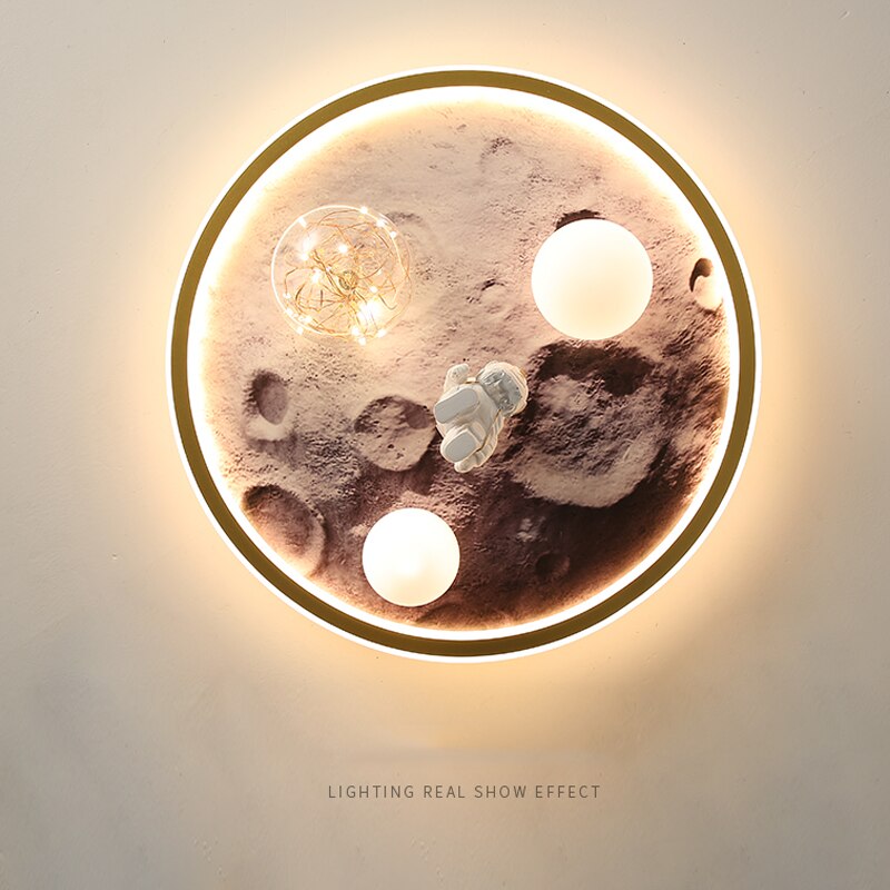 Astronaut LED Chandelier Light - Space-Themed Ceiling Fixture for Kids Bedroom & Nursery Decor | Perfect for Themed Rooms, Birthday Parties & Space Enthusiasts
