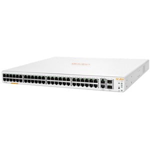 Aruba Instant On 1960 48G 2XGT 2SFP+ Managed Switch - 48 Port Gigabit Ethernet + 2x10G SFP+ - Layer 2 Network Switch for Small Business & Enterprise - Rack Mountable for Office & Data Center Use