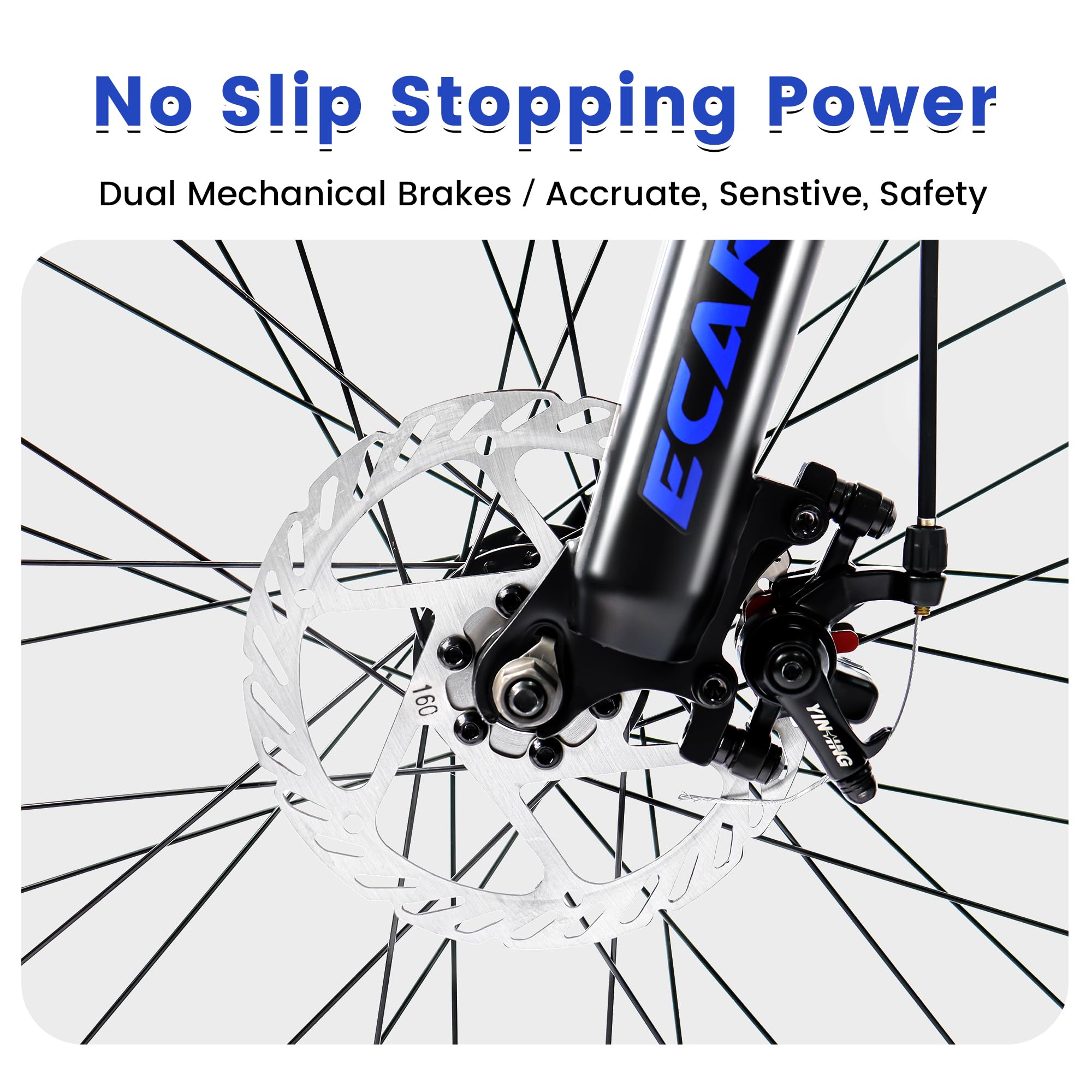 **24/26/27.5 Inch Mountain Bike for Men & Women - 21-Speed Dual Disc Brake, Carbon Steel Frame, Front/Dual Suspension - Perfect for Trail, Beach, Snow, Commuting & City Riding - Ideal Birthday Gift**