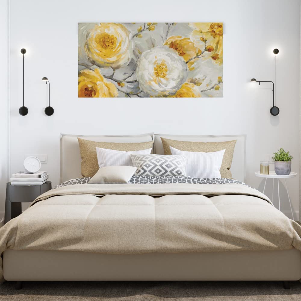 Sunshine Canvas Wall Art by Lisa Audit - Modern Fine Art Print for Living Room, Bedroom, Office & More - Ready to Hang 40x21 Inches - Perfect for Home Decor, Gifts & Interior Design