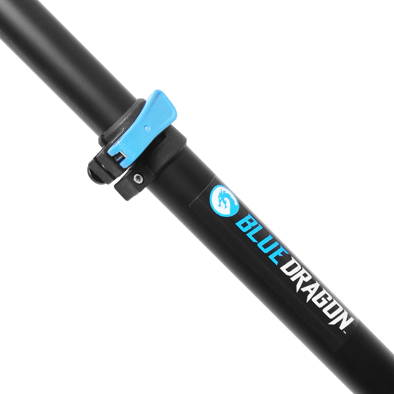 Blue Aluminum Extension Poles for Painting, Cleaning & Maintenance - Adjustable Telescopic Pole for Windows, Walls & Ceilings - Lightweight & Durable for Indoor/Outdoor Use