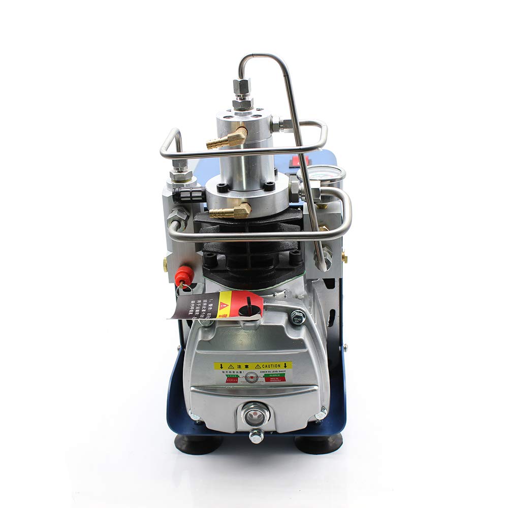 30MPA 4500PSI High Pressure Electric Air Compressor Pump - 110V PCP Air Rifle Inflator for Paintball Tanks, Scuba Diving & Pneumatic Tools - Fast Refill Station for Airguns and Sports Equipment
