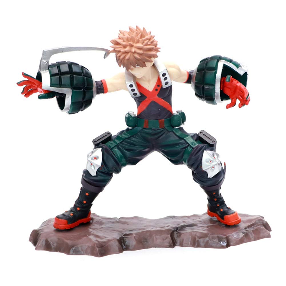 Handmade PVC Anime Bakugou Katsuki Action Figure Model - Collectible Home Decor & Unique Birthday Gift for Anime Fans (H-2020-7-15) | Perfect for Display Shelves, Office Desks & Anime-Themed Parties