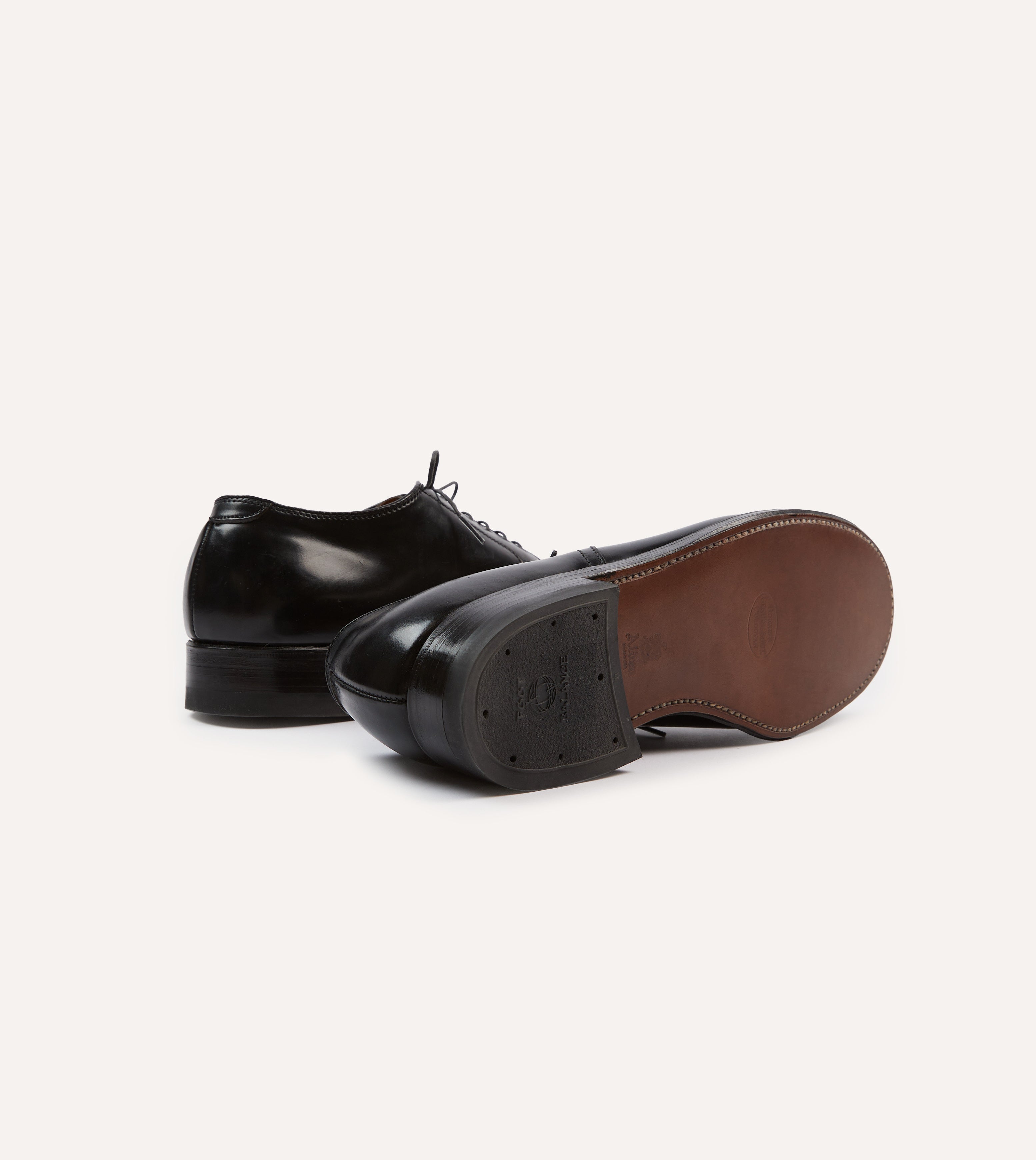 Alden Black Cordovan Algonquin Blucher - Premium Men's Dress Shoes for Business & Formal Occasions