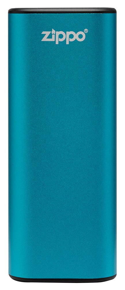 Zippo Silver HeatBank 6 Rechargeable Hand Warmer - Portable USB Hand Warmer for Outdoor Activities, Camping, Hiking & Winter Sports