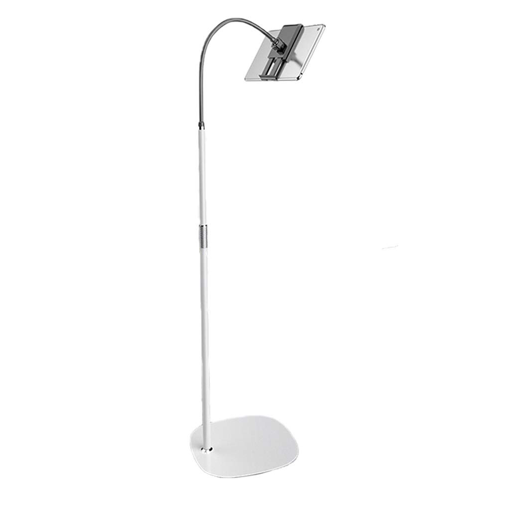 OFFA 360 Degree Rotating Floor Stand for Tablets & Smartphones - Adjustable Gooseneck Arm Fits 4.7-12.9 Inch Devices - Perfect for Bed Reading, Kitchen Cooking & Office Video Calls