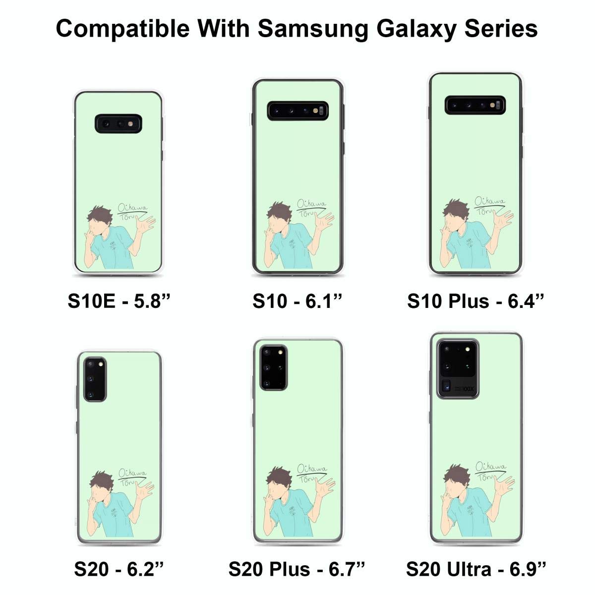 Oikawa Tooru Anime Character Shockproof Phone Case for iPhone 15 14 13 12 11 X Xs Xr 8 7 6 6s Plus Pro Max - Clear Transparent Protective Cover - Perfect for Fans, Daily Use, School & Work