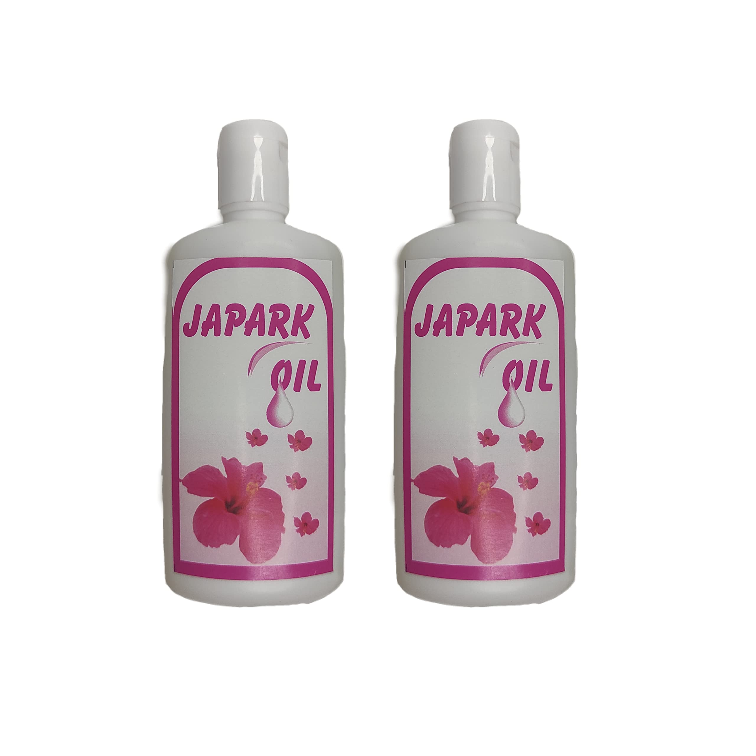 Japark Hibiscus Oil 2 Pack (100ml Each) - Natural Hair & Skin Care for Hydration & Glow | Perfect for Massage, Aromatherapy & Daily Moisturizing