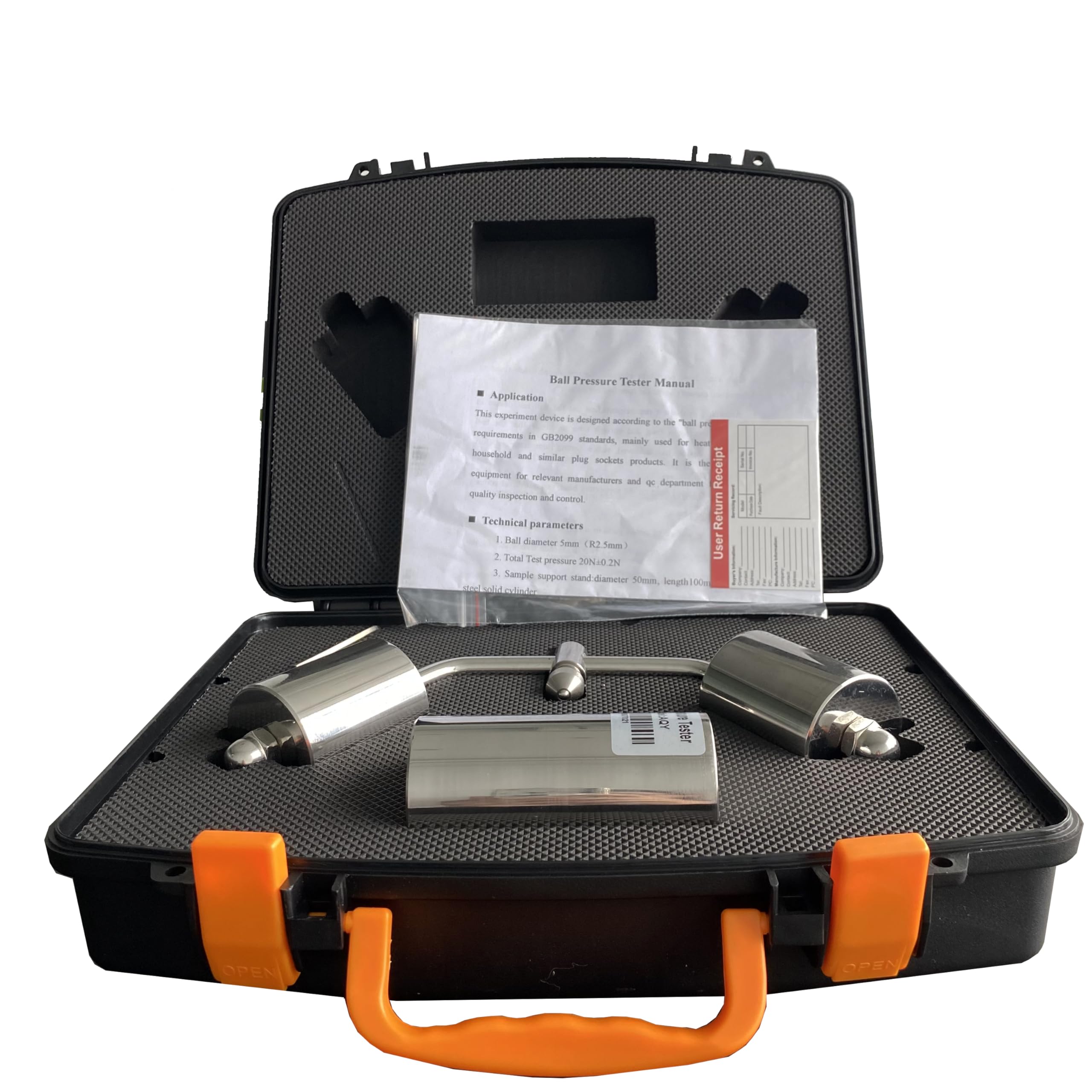 Ball Pressure Tester 20N±0.2N - Heat Testing Tool Apparatus for AQY Test | Ideal for Laboratory, Quality Control & Material Safety Inspection