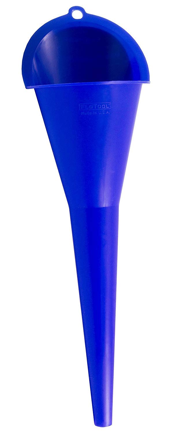 Sherman FloTool 10701 Spill Saver Multi-Purpose Funnel - 3 Pack for Automotive, Home & DIY Projects - Oil, Fuel & Liquid Transfer Funnel Set