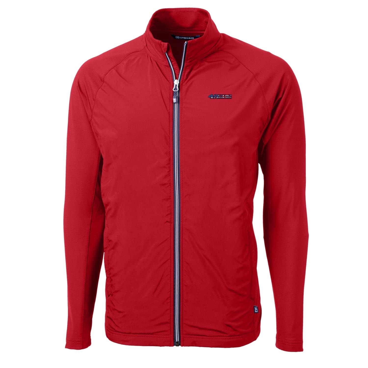 Cutter & Buck Men's NFL Adapt Eco Knit Full-Zip Jacket - Lightweight Performance Pullover for Football Fans, Outdoor Activities & Casual Wear
