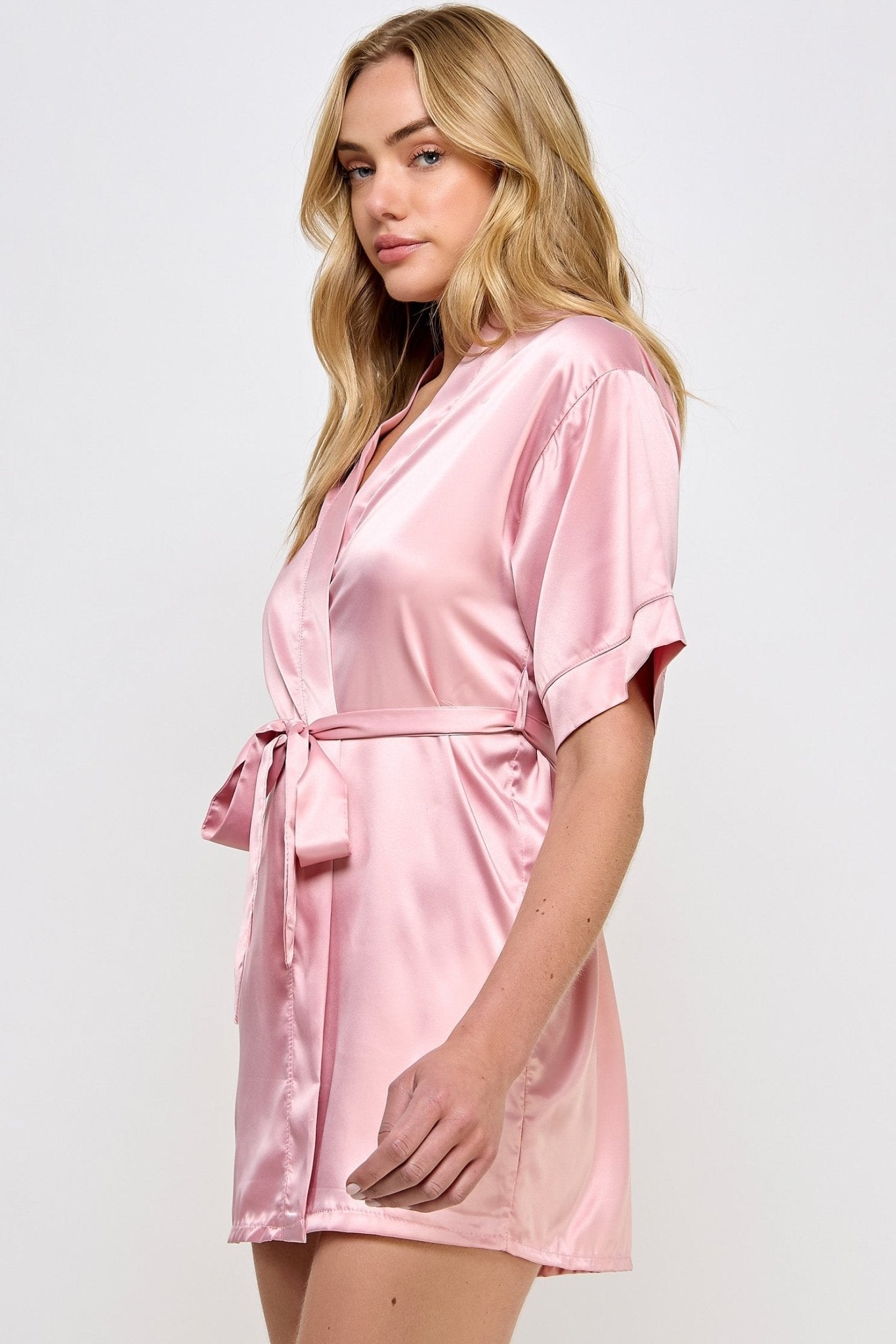 BeWicked Women's Vintage 1947 Getting Ready Robe - Soft Loungewear for Bridal Shower, Spa Day & Relaxation at Home