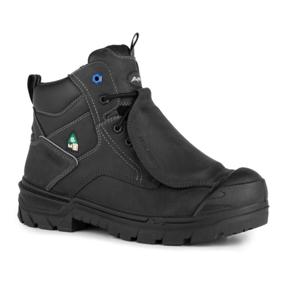 Acton G3G Unisex Composite Toe Work Boots - MET Guard Safety Shoes 9211B (Size 11) - Black - Durable & Comfortable for Construction, Warehouse & Industrial Work
