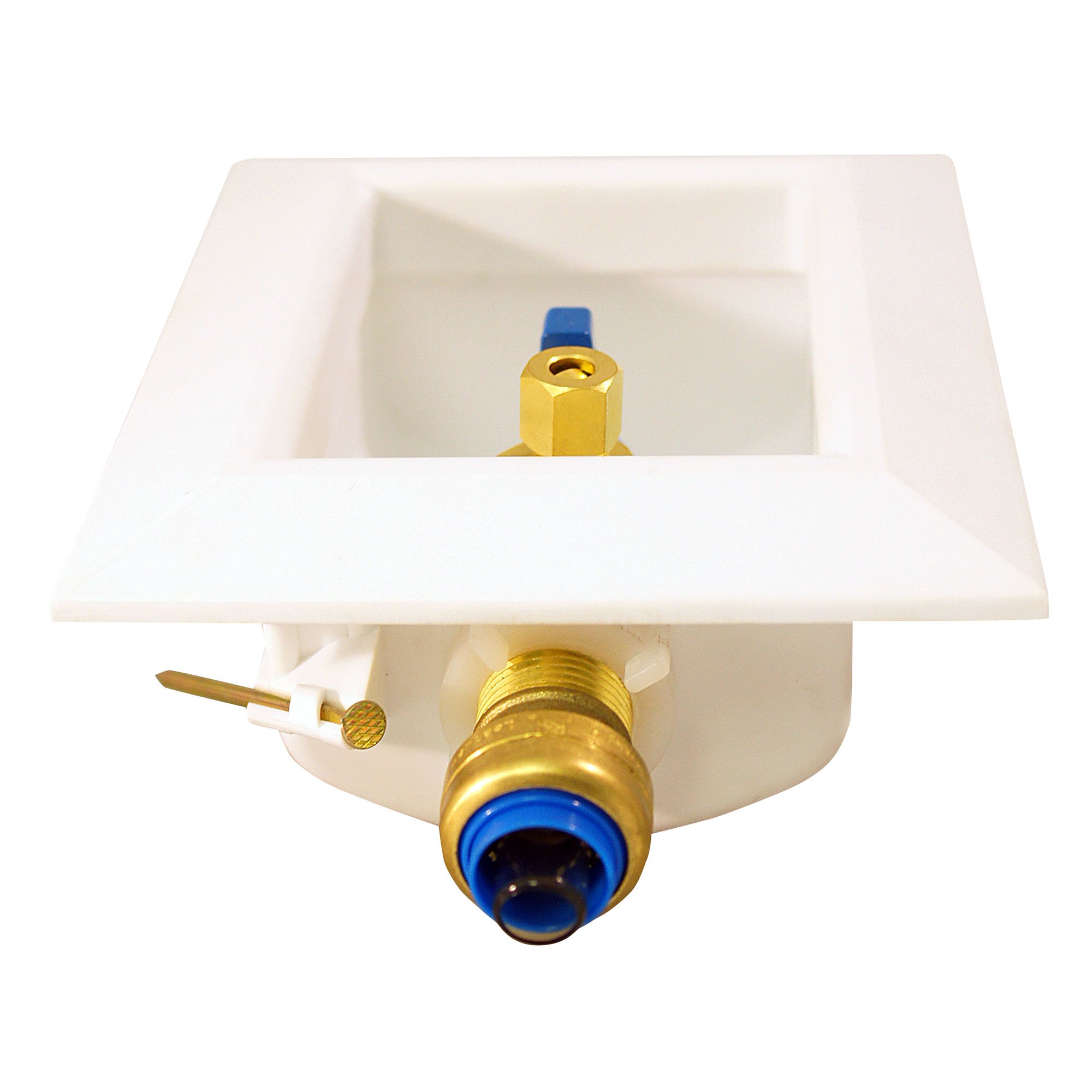 FSBBOXIM White Electrical Outlet Box - Durable & Easy to Install for Home, Office & Workshop Wiring Projects