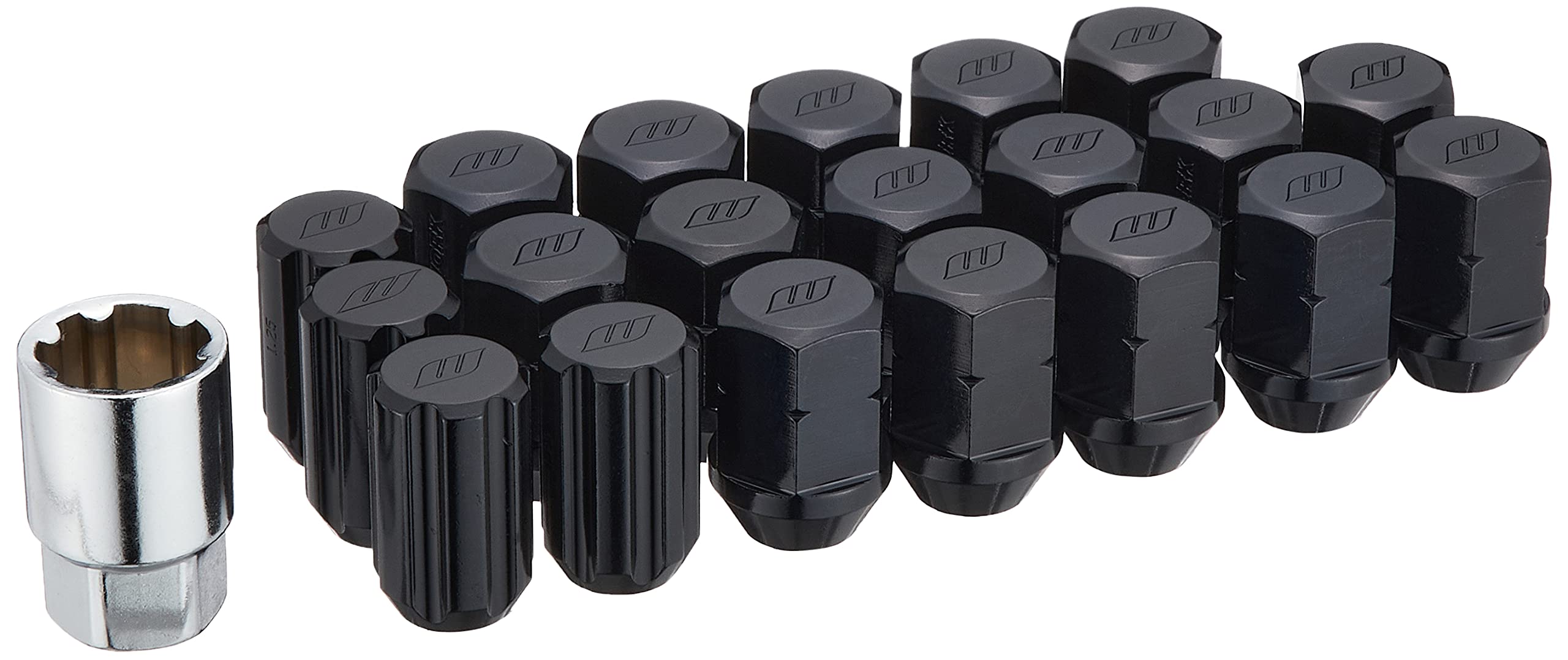 Lightweight Lock Nut Set RS Nut M12xP1.25 Black - for Automotive & Machinery