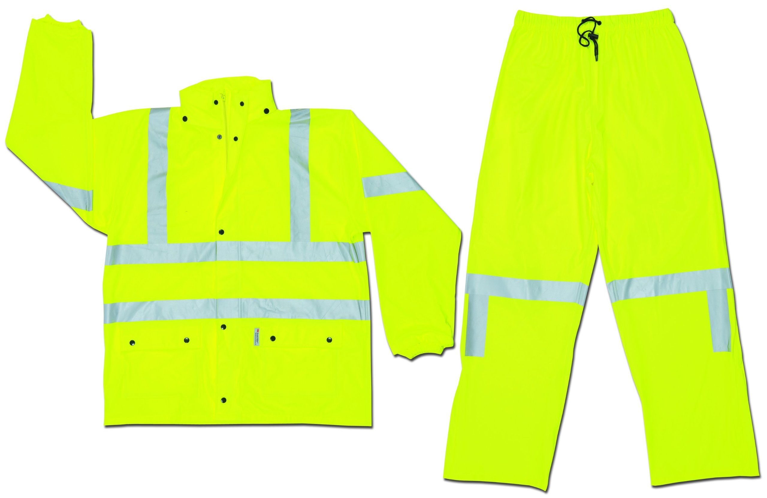 MCR Safety Men's Reflective Work Jacket - High Visibility Safety Vest for Construction, Road Work & Night Running | ANSI Certified for Outdoor Protection