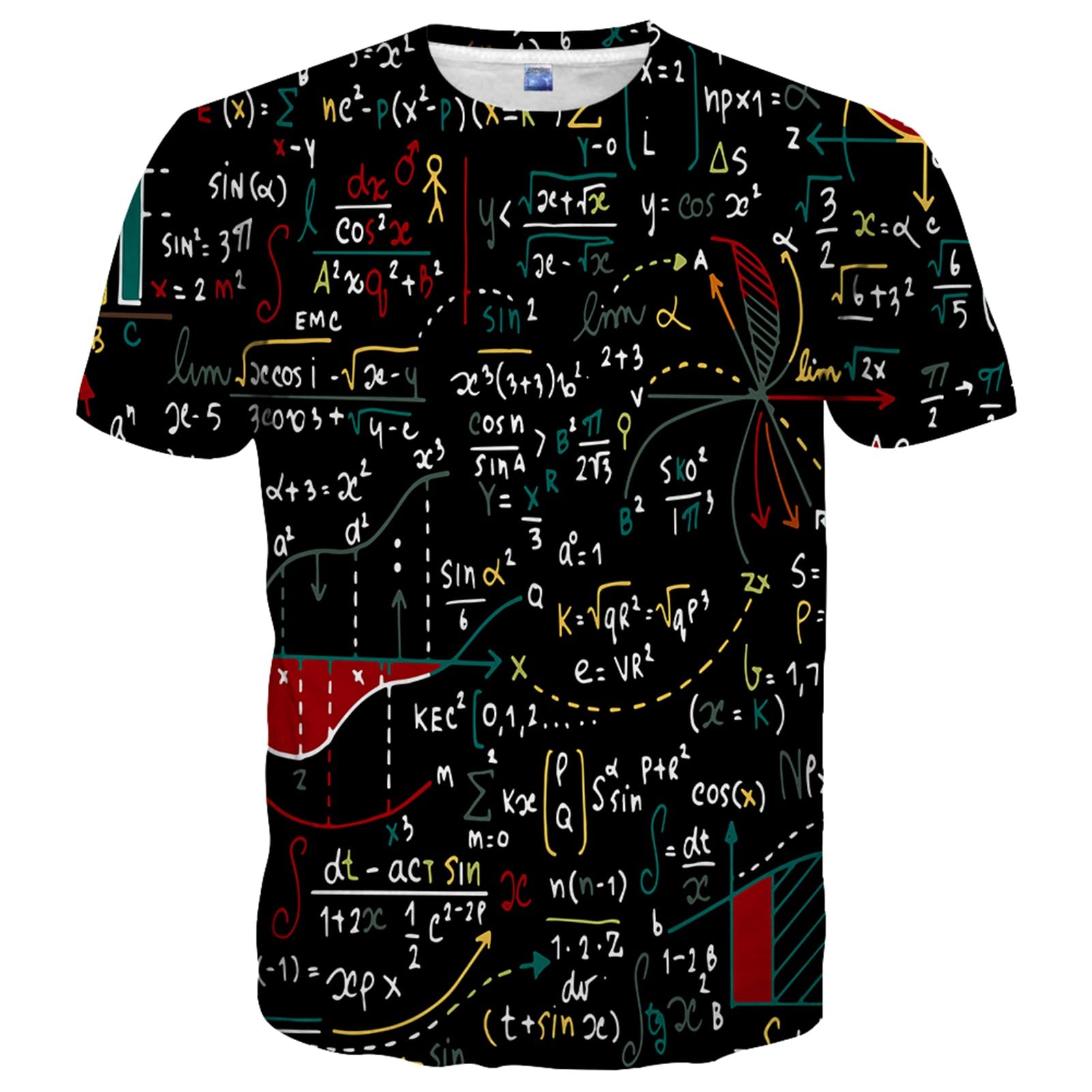 Yasswete Unisex 3D Printed Graphic T-Shirts - Short Sleeve Casual Tops for Men & Women - Perfect for Streetwear, Parties, and Everyday Fashion