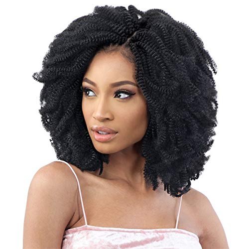 Freetress Synthetic Crochet Braid - 2X NUBI SPRING TWIST (2 Dark Brown) | Easy DIY Protective Hairstyle for Black Women | Perfect for Everyday Wear & Special Occasions