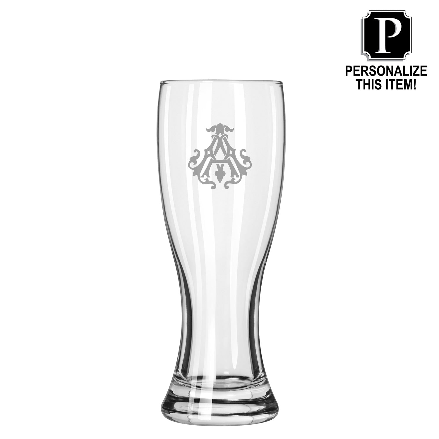 Personalized 20oz Pilsner Beer Glass - Custom Engraved Grand Pilsner Mug for Home Bars, Parties & Gifts - Perfect for Beer Lovers & Home Brewers